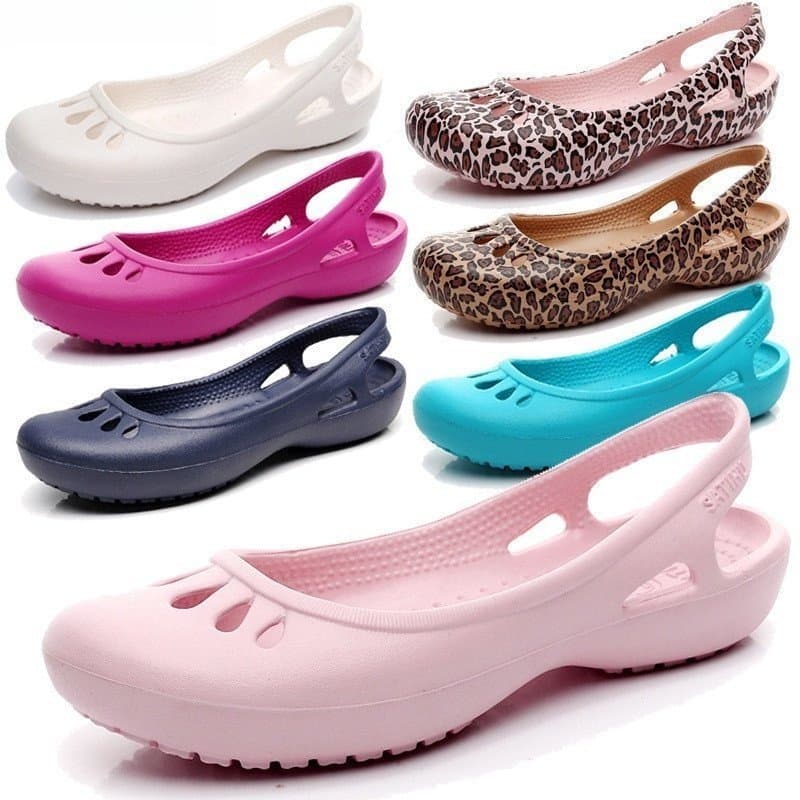 Sapatos De Enfermeira , Sandálias De Salto Plano , Plástico toe Beach Student , Eva Garden