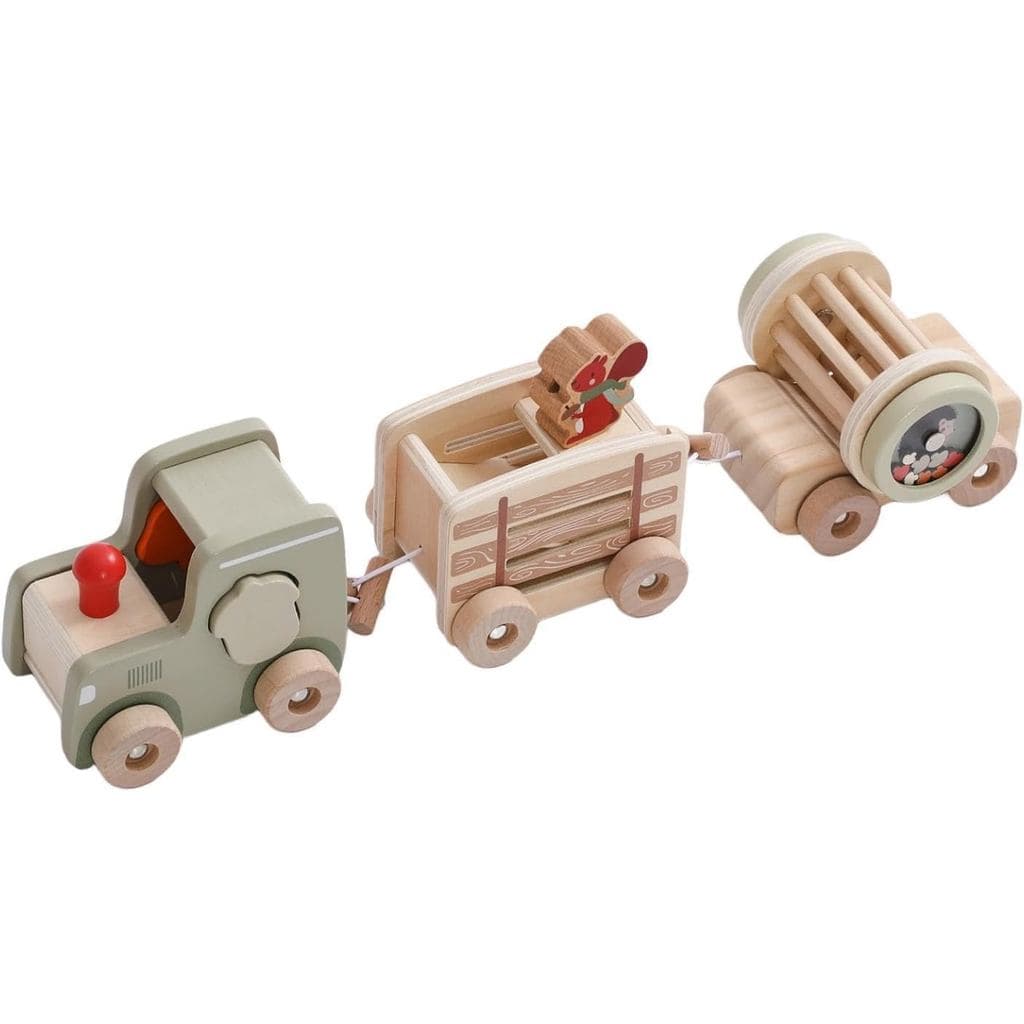 Trem de Madeira Simhoa, Brinquedo de Natal, Ornamento Decorativo para Casa, Centro de Mesa, Conjunto de Presente, Orname