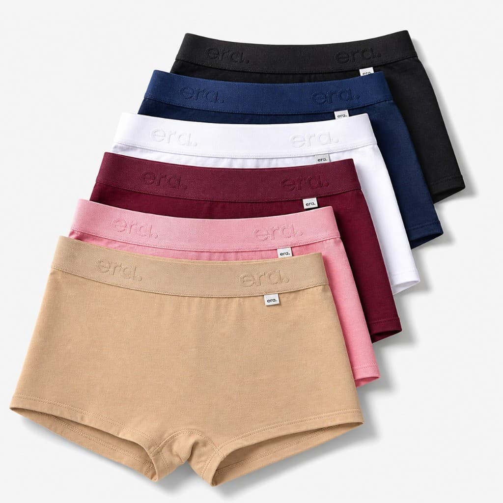 Kit Cueca Feminina Calcinha Boxer Algodão Conforto Diário