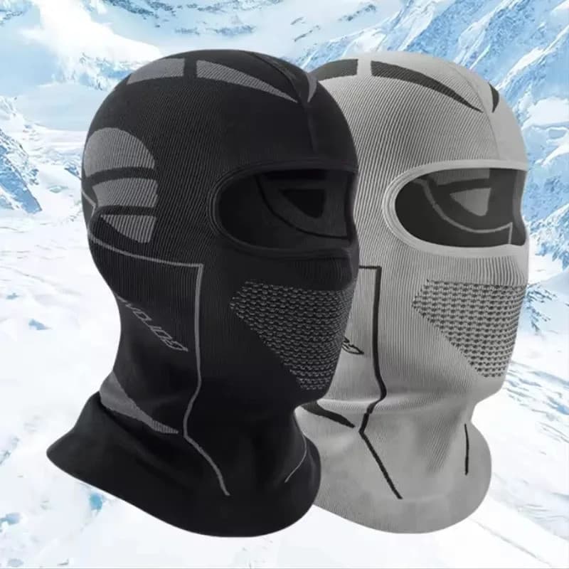 Cachecol Térmico à Prova de Frio para Homens e Mulheres, Gorro de Inverno para Esqui, Balaclava, Máscara Facial Completa
