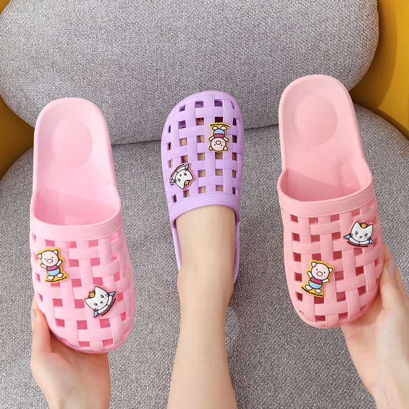 Sandálias de enfermeira femininas leves antiderrapantes chinelos para mulheres grávidas sapatos com buraco externo sandá