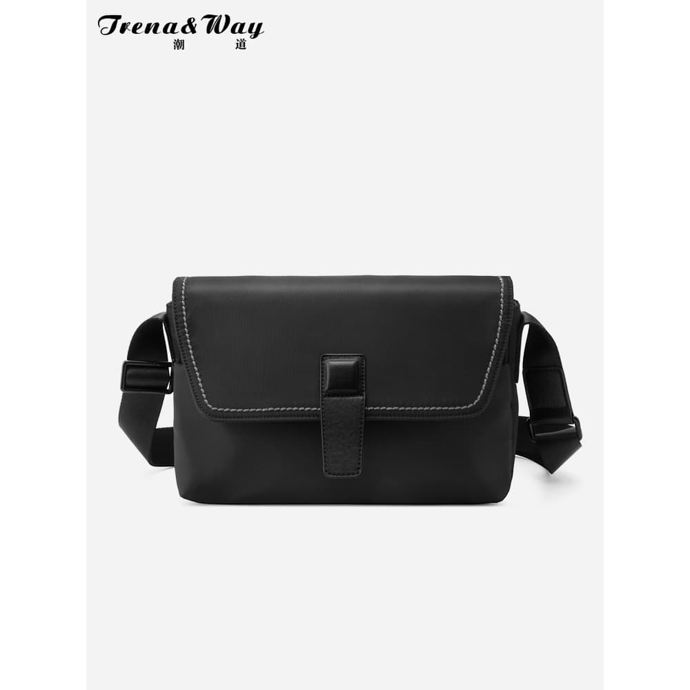 Moda bolsa de ombro masculina Casual viagem bolsa de ombro high-end masculina portátil pequena bolsa de ombro high