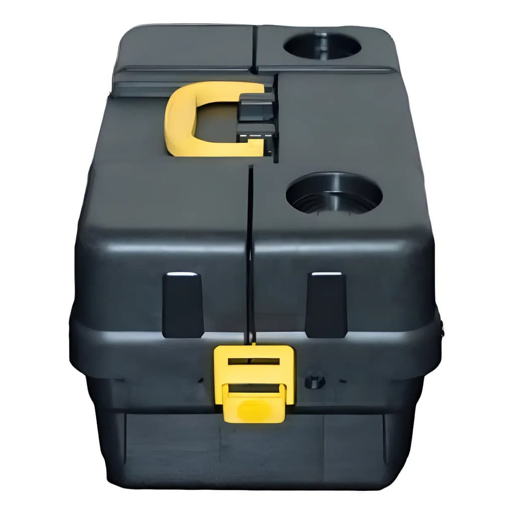 Caixa Maleta 6 Bandejas Grande - Cx-6bjg - Preto -  Grande##