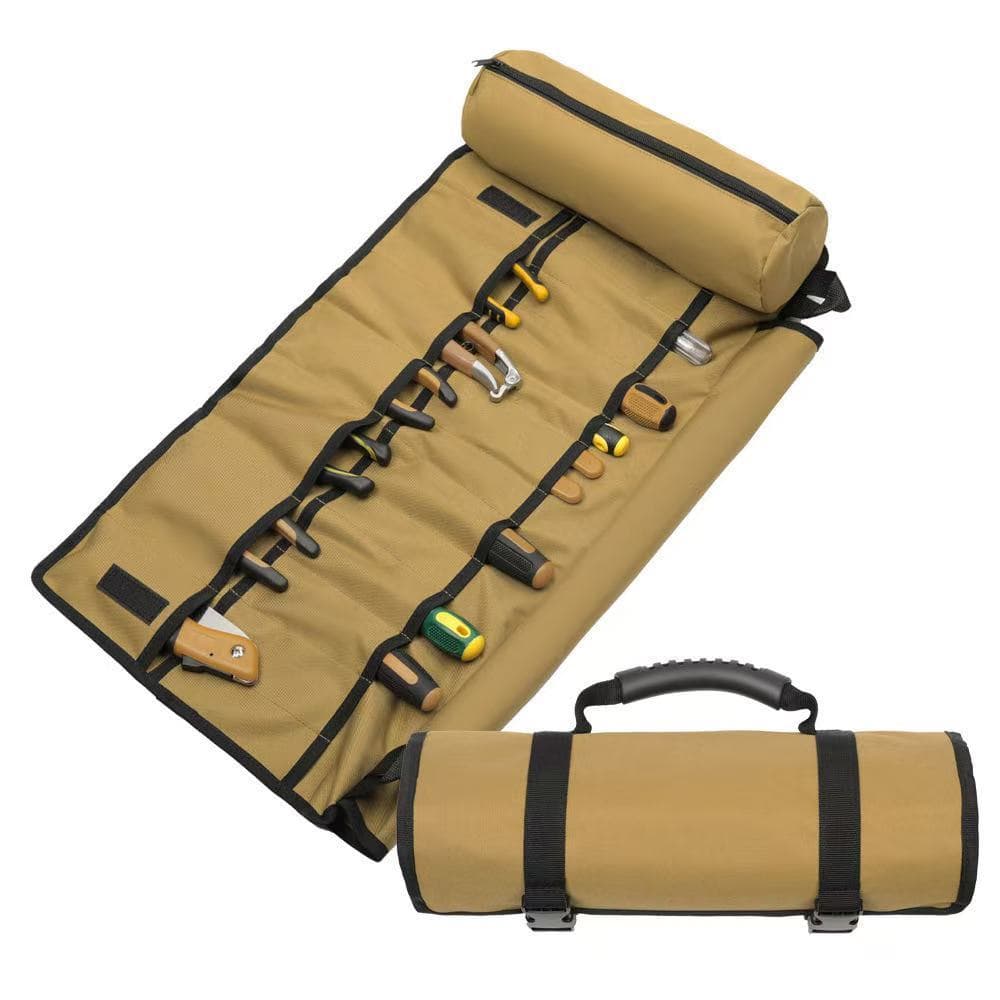 Americano multi-bolso kit de reparo portátil kit de ferramentas portátil multi-função resistente ao desgaste carpintaria