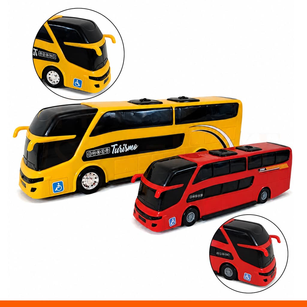 Brinquedo Para Menino Infantil Ônibus de Brinquedo