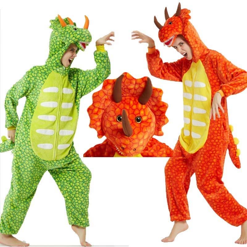 Adulto crianças Triceratops traje Halloween monstro dinossauro cos traje Masquerade festa palco desempenho