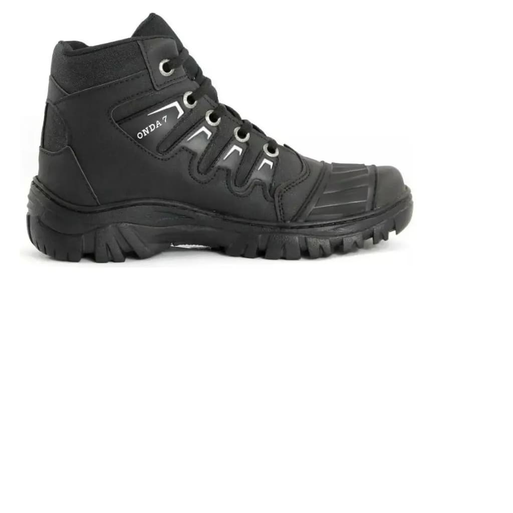 Bota Motociclista Coturno Cano Médio Tam44