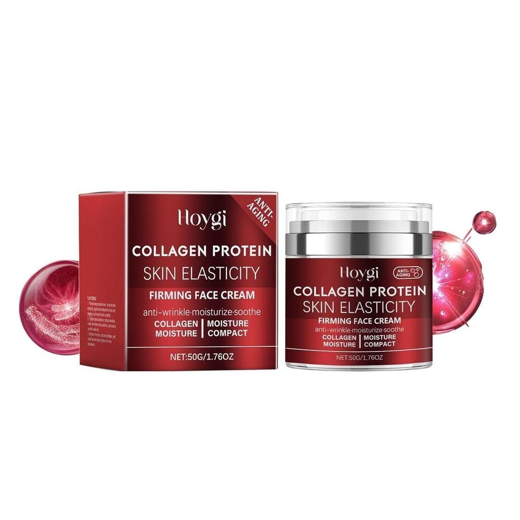 Creme Facial Antirrugas com Colágeno ARANYA, Fórmula Firmadora e Hidratante, Vermelho, 1,76 onças