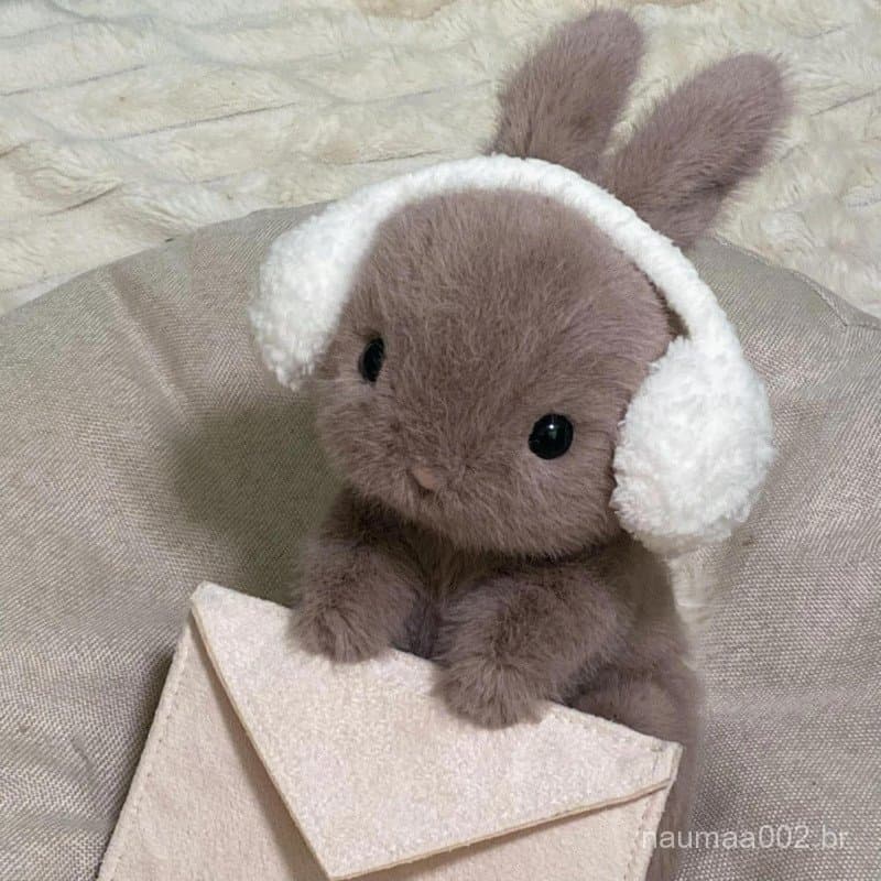 Brinquedo de Pelúcia Coelhinho Envelope Jellycat, Macio e Fofinho, Para Conforto e Sono, Ideal para Crianças