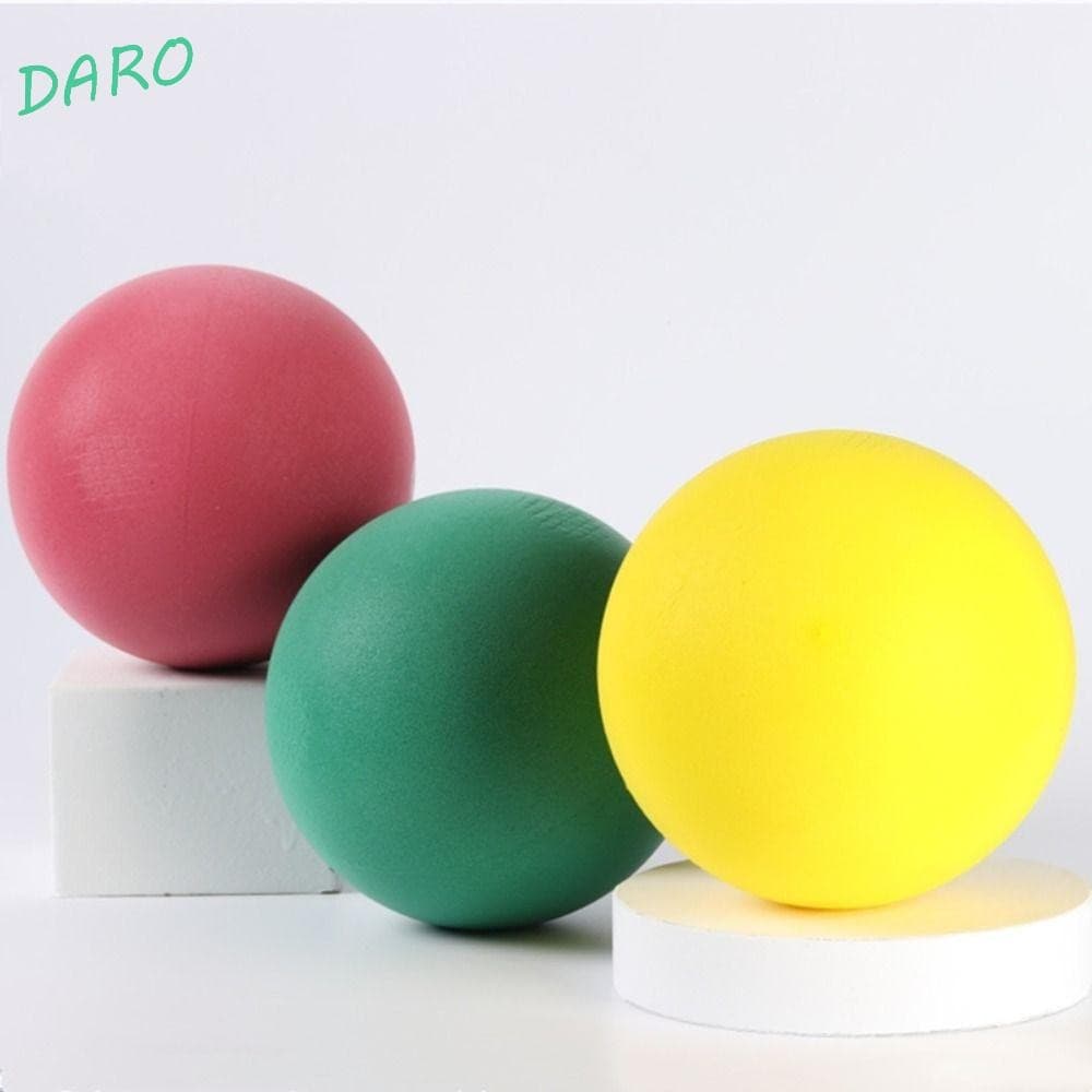 DARO Bola De Esponja Sólida , Brinquedos Silenciosos Que Não Danificam O Chão De Espuma Para Bebês , Elástica Macia Sile