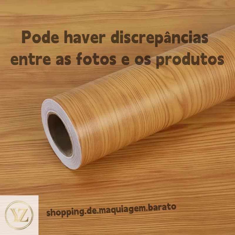 Papel Contact Adesivo Madeira Peroba Rosa 5m – Envelopamento de Móveis e Decoraçã