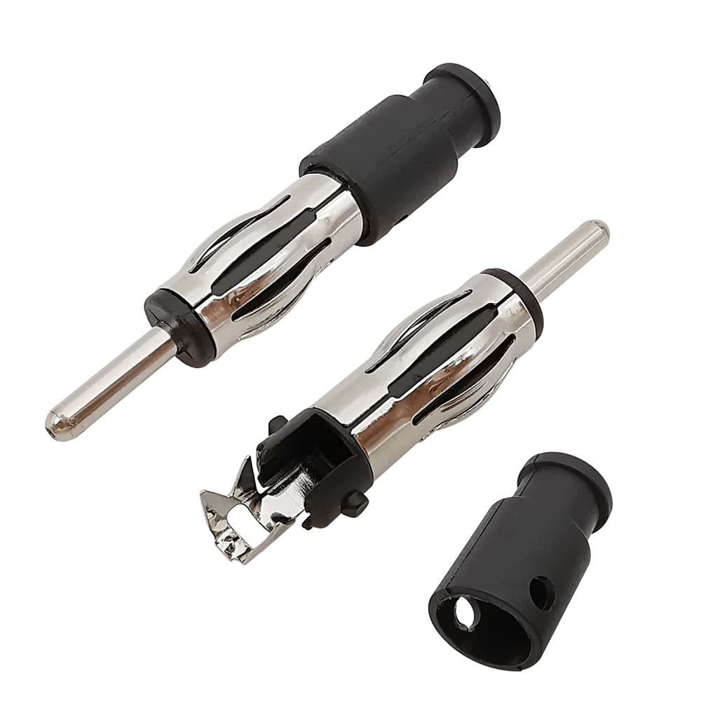 2/5 Pçs Carro CD Rádio Macho Antena Aérea Plug Adaptador De Reparo Plástico Lidar Com Conector Para Rádios Do Antenas
