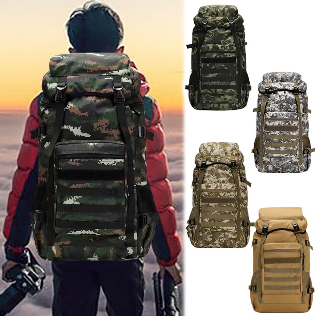 Mochila Cargueira Camping Trekking Bolsa Acampamento 80 Litros.+Makeupnails+
