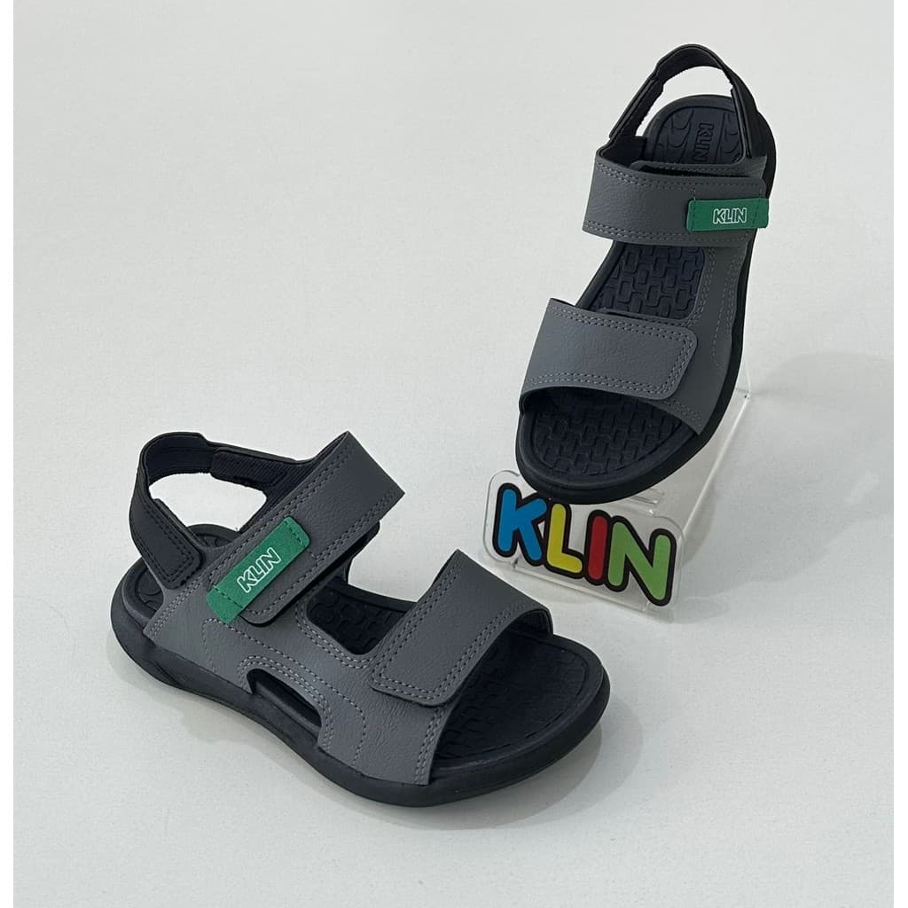 Papete Klin Urban Infantil Grafite Preto com Detalhe Verde