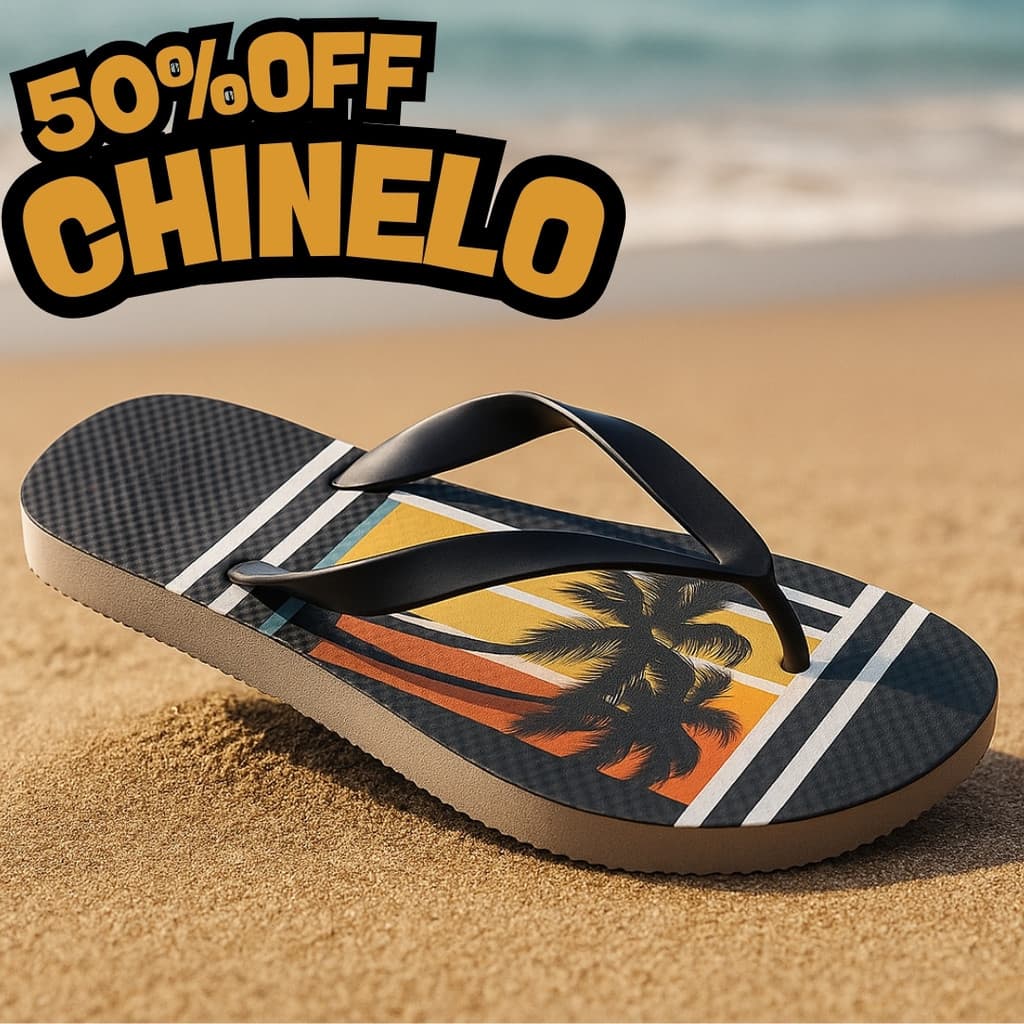 Chinelo Masculino Masculina e Confortável para Caminhada no Verão
