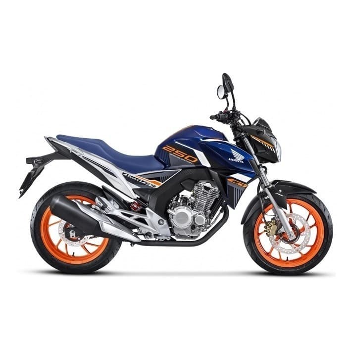Capa De Banco Cb 250 Twister Azul 2020 S/Logo