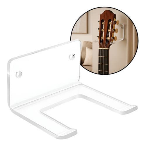 Suporte Fixação Parede Violão Ukulele Guitarra Cavaco Trava