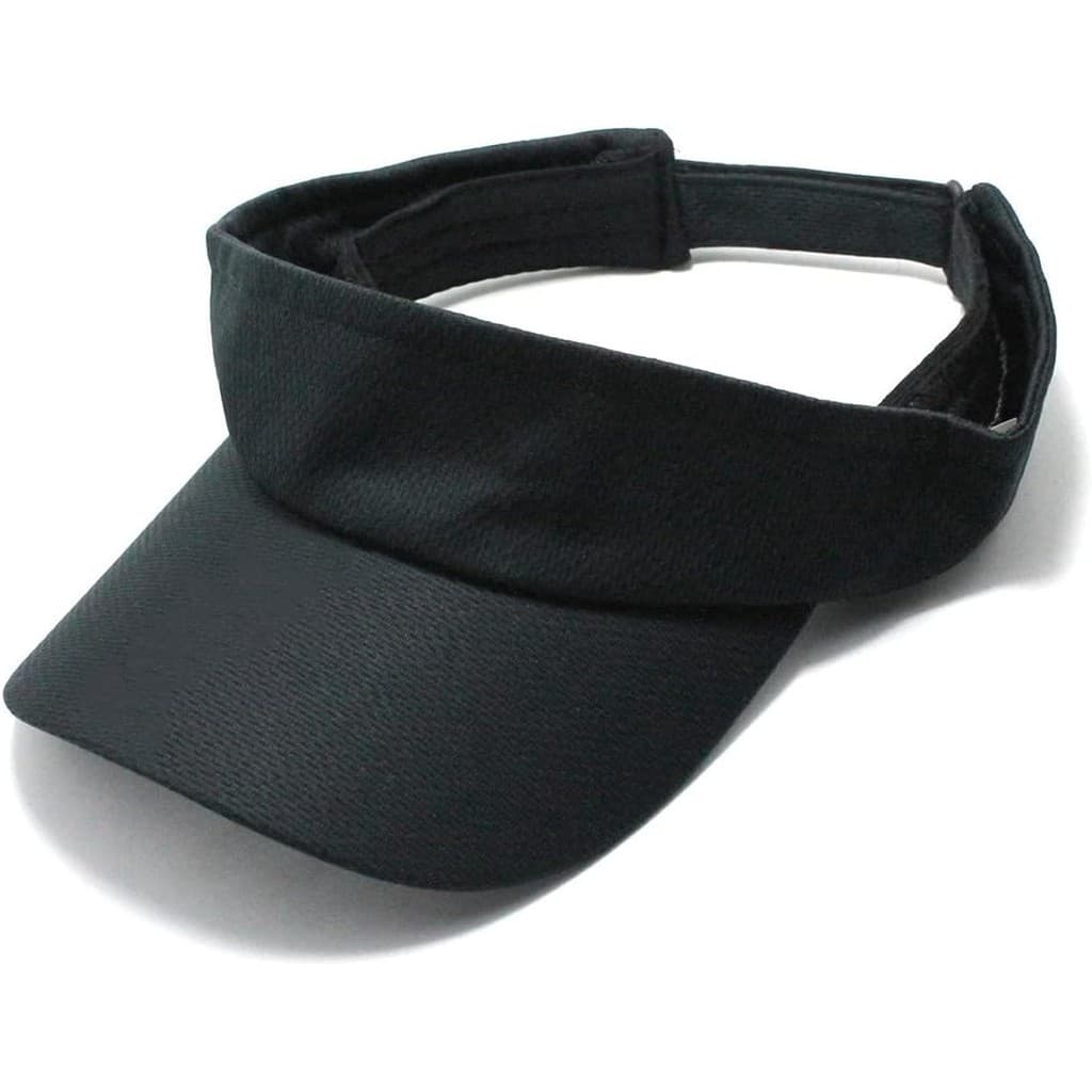 Viseira Praia Esportiva Corrida Ao Ar Livre Ajustável Cor: Preto useEssark