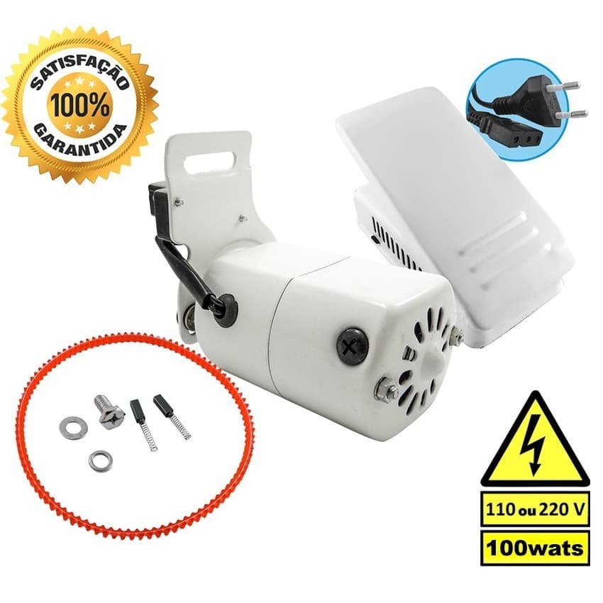 Motor Maquina Costura Branco Singer Elgin Vigoreli domestica
