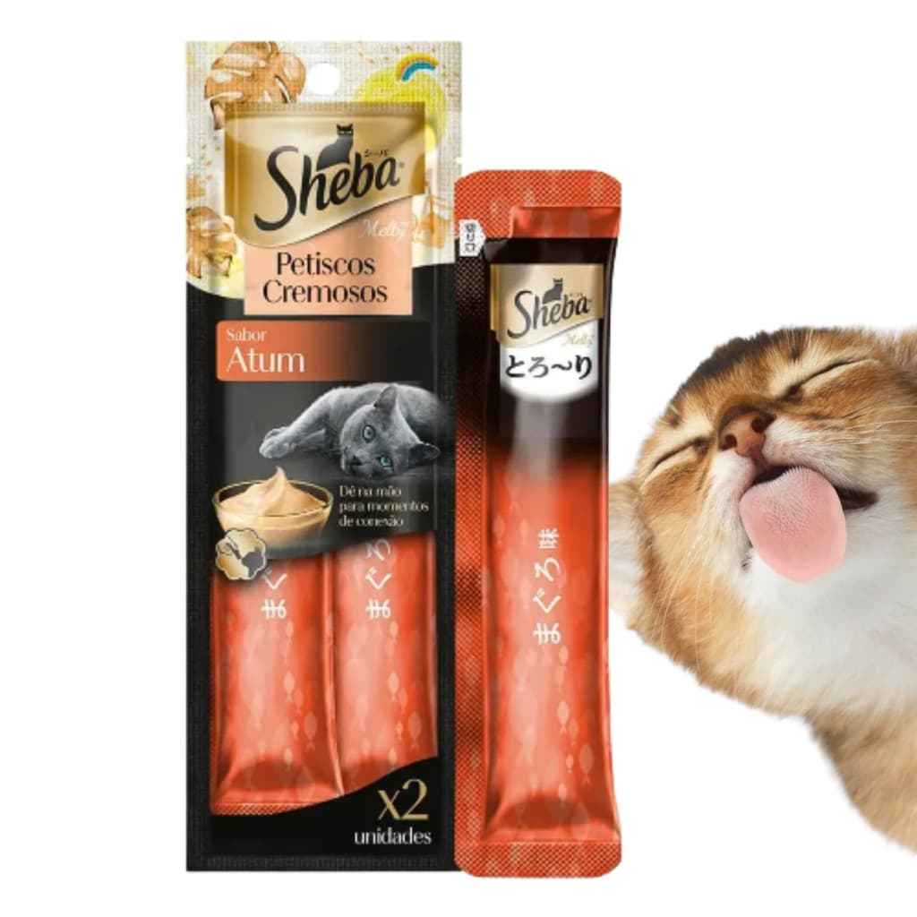 Sheba Cremoso Gato Adulto Atum 2un Com 12gr