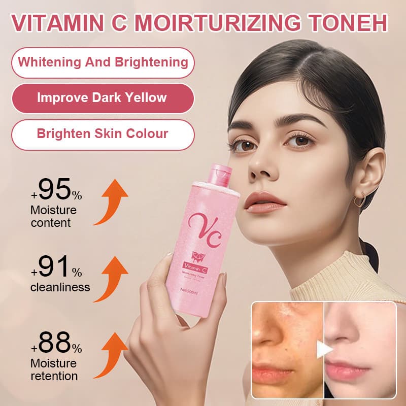 Loção Hidratante De Água VC Não Irritante Iluminando Hidratar Calmante E Rejuvenescedor Hidratação Intensiva Toner Spray