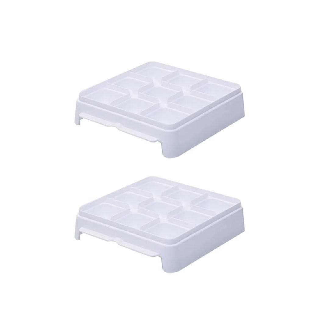 Kit 02 Formas De Gelo Geladeira Brastemp Consul W10268050 Nova