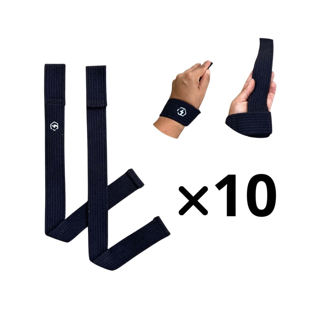 KIT 10 PARES Tala Straps 100% Algodão. P/ Musculação Academia ATACADO