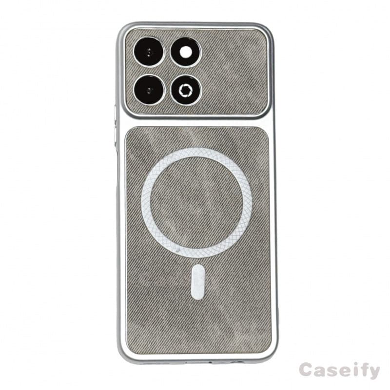 Motorola Edge 70 60 Fusion 60 70 Pro 60S G17 G15 G75 G56 G86 G35 Capa Magnética Denim Textura À Prova De Choque Luxo Cas