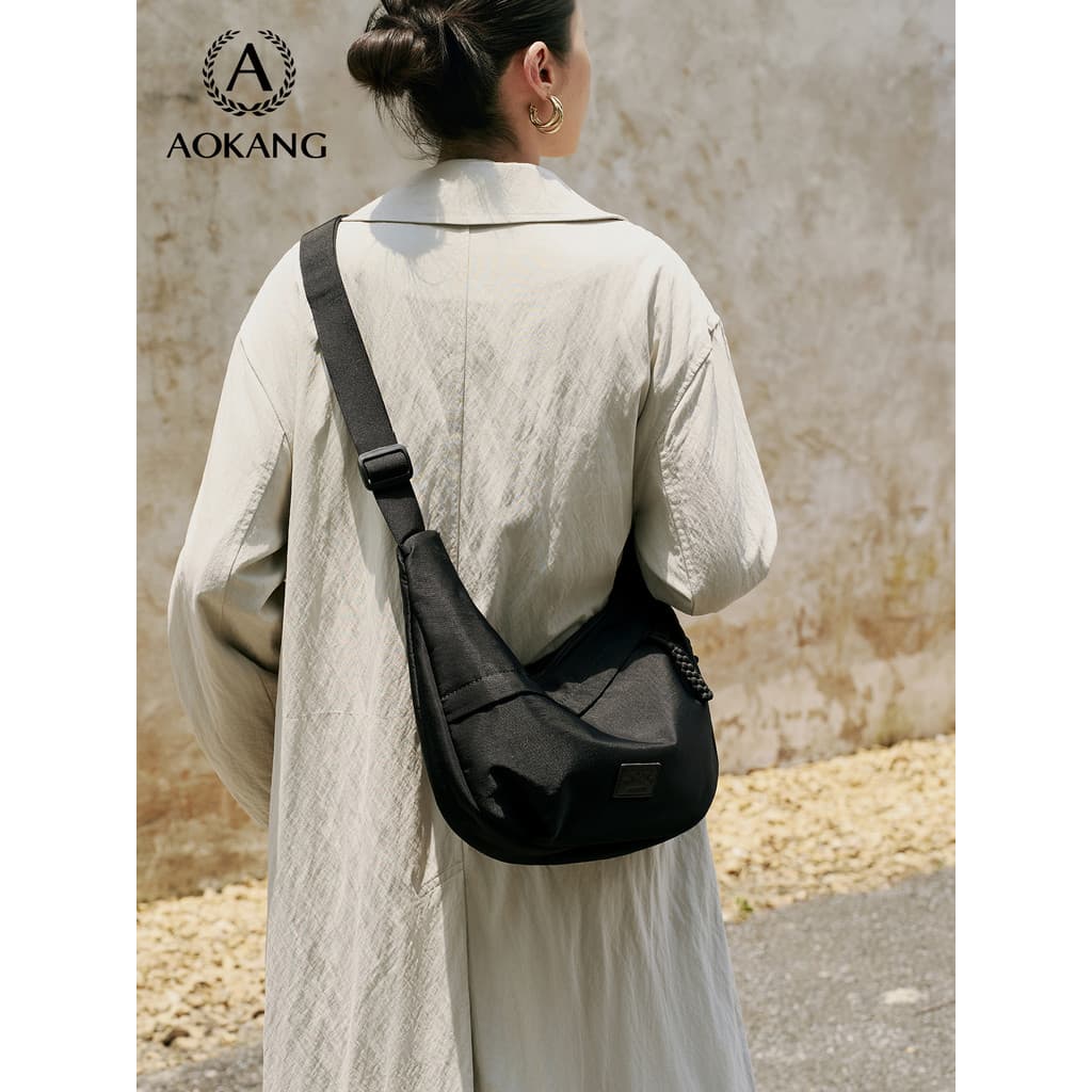 Okang bolinho saco 2026 novo estilo saco de ginásio Commuter bolsa de lona feminina Tote saco do mensageiro grande capac