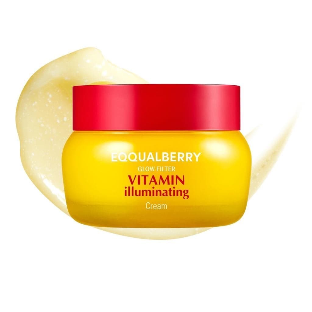 Creme Iluminador com Vitaminas EQQUALBERRY – Vitamina C e 5% Niacinamida + 3% TXA |   Creme para manchas escuras |   Res