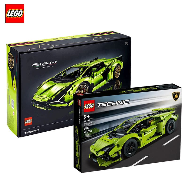 9 anos de idade + blocos de construção Lego grupo mecânico Lamborghini 42161 carro esportivo brinquedos infantis meninos