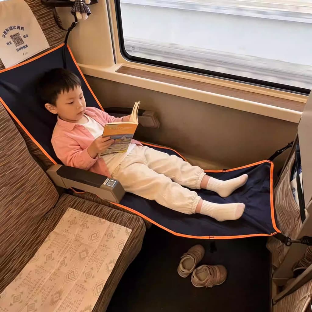 Ferramenta útil de alto trilho!Trem avião de longa distância dormir ferramenta útil almofada de pé inflável crianças beb