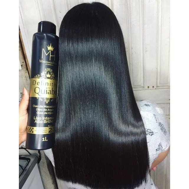 Escova Progressiva Definitiva Ativo Banho de quiabo Maranata Hair Profissional 1L