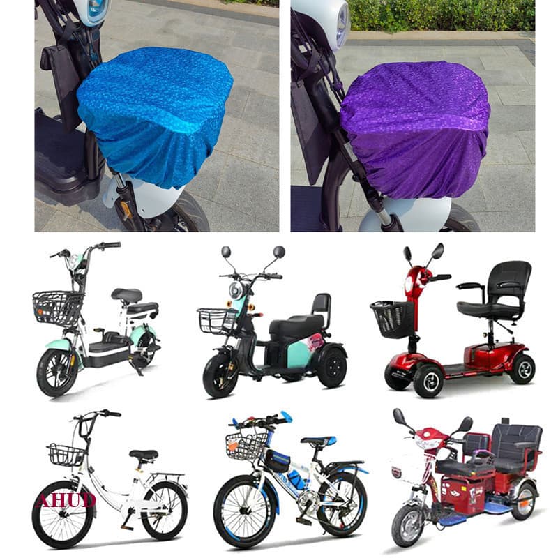 AHUD Universal Bicicleta Elétrica Frente Cesta Capa De Chuva Resistente De Motocicleta Proteção Solar