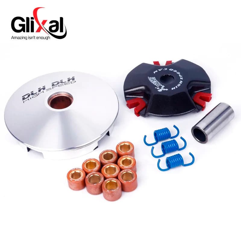 Kit Variador DLH de Alto Desempenho com Polias de Rolo para Motor de Scooter Jog 50 3KJ 1PE40QMB MINARELLI