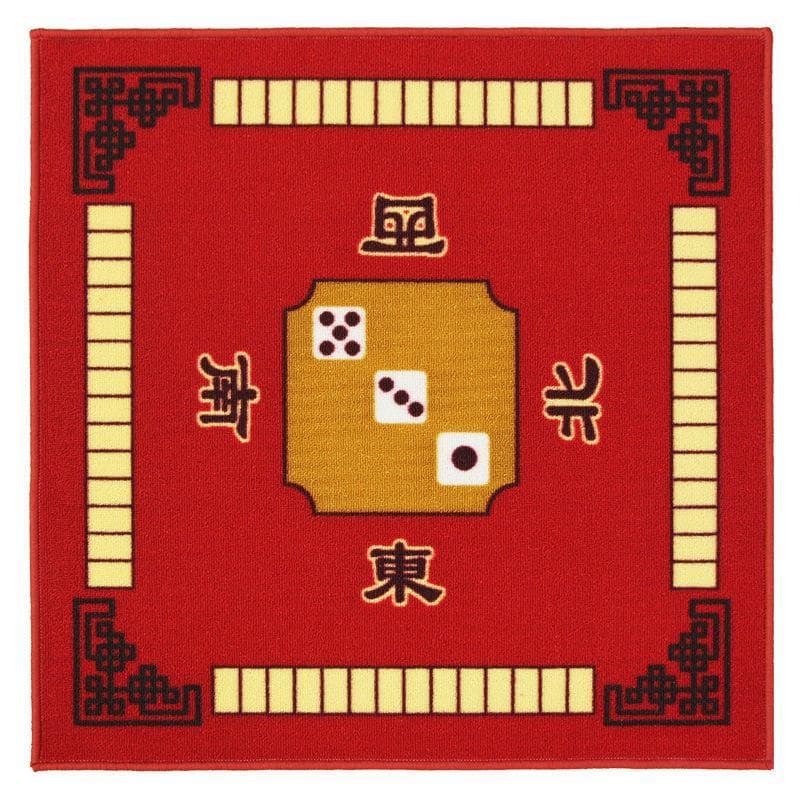 Toalha de mesa quadrada para jogar, esfregando a mão, mahjong, espessada, mahjong, espessada, cartão de jogo, cartão de