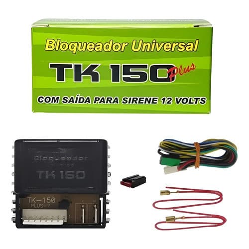 Alarme Bloqueador Automotivo Veicular Tk150 C/led Indicador