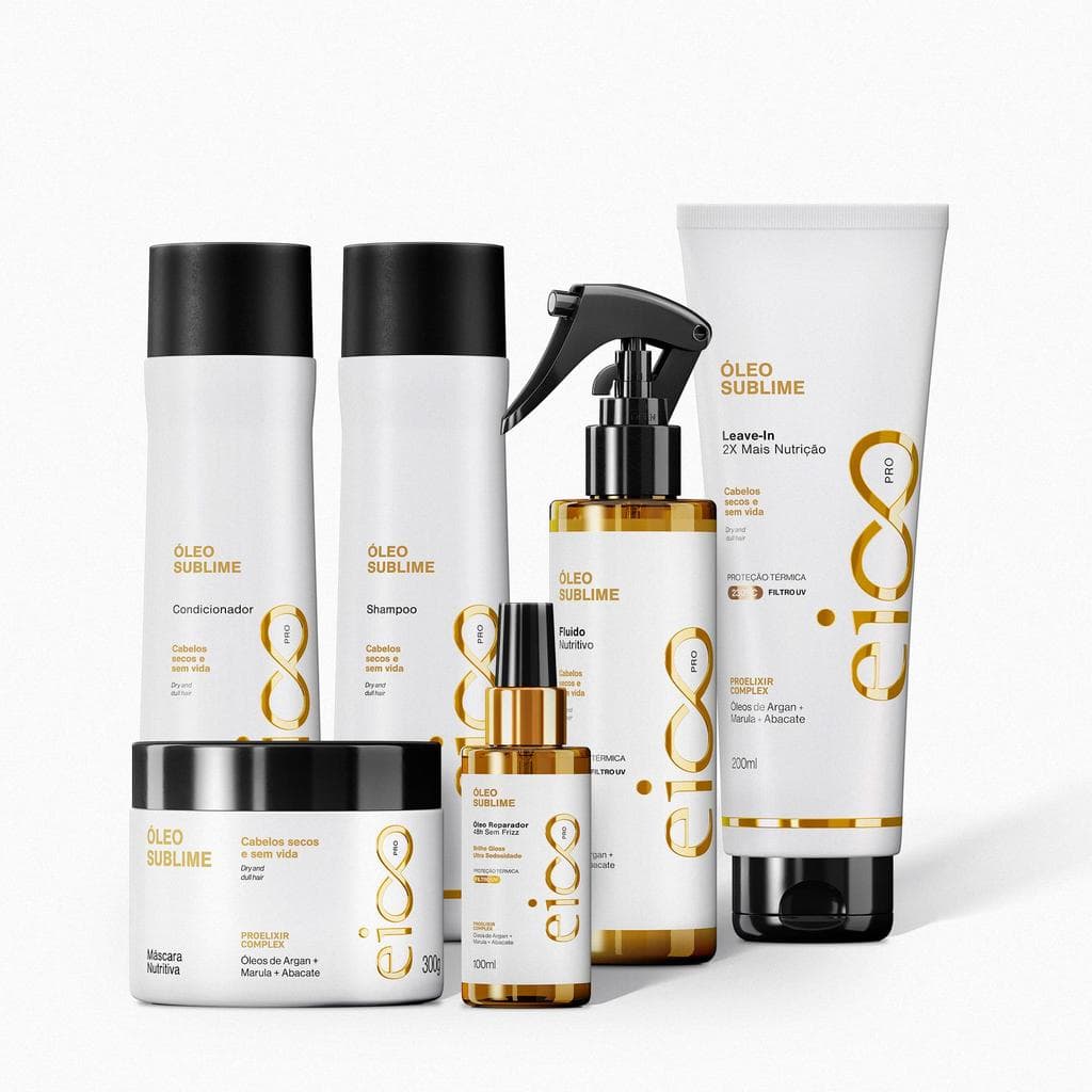 Kit Completo Óleo Sublime Eico Pro - 6 Produtos
