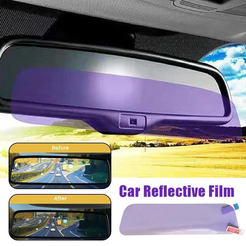 Película Antirreflexo para Espelho Retrovisor Interno de Carro, Películas Impermeáveis, Adesivo Protetor Nano Antirrisco