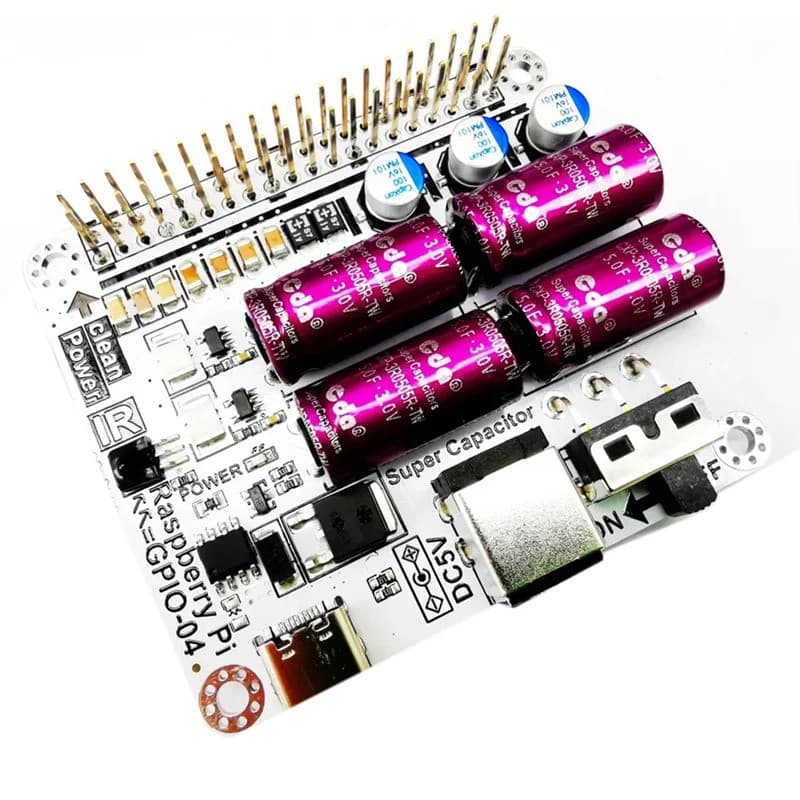 Módulo de Filtro de Energia B50B, Placa de Filtro com Super Capacitor Moode Volumio para Raspberry, Módulo de Expansão H