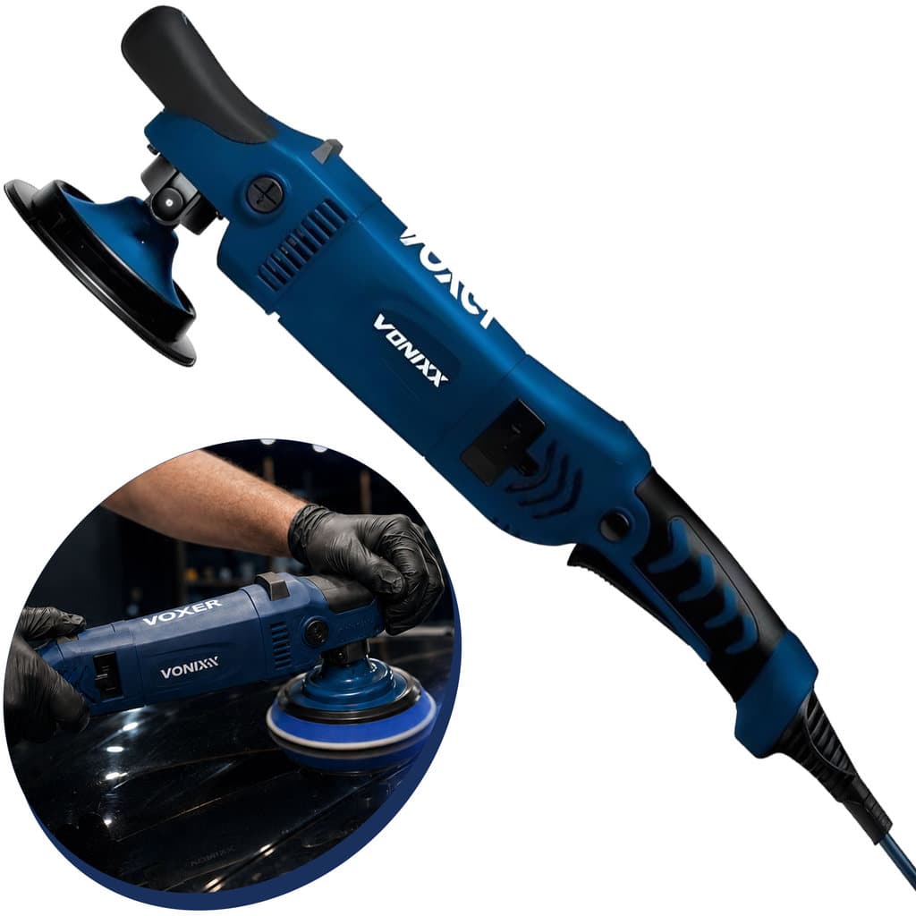 Politriz Rotativa Voxer 5" 1200W 127V Automotivo Detailing Profissional Premium Alta Qualidade
