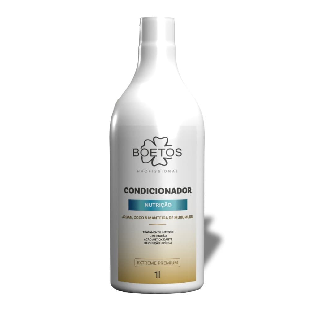 Condicionador Nutrição Argan, Côco e Manteiga de Murumuru Boetos 1L