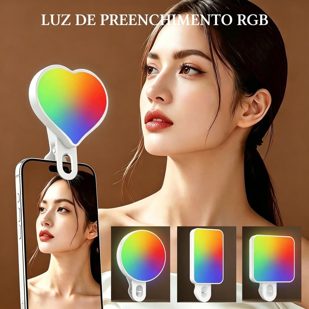 Iluminação Fotográfica Noturna De Preenchimento LED Luz De Vídeo De Lâmpada Portátil De Fotografia