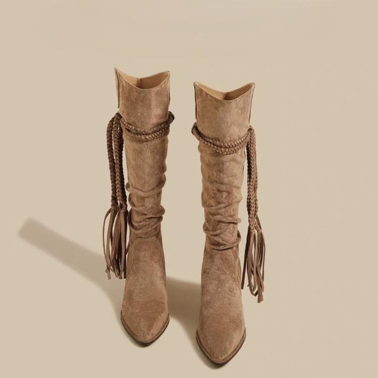 Botas de pilha em estoque pronto ~ gordura mm botas grandes femininas 2026 outono novo estilo quente menina botas ociden