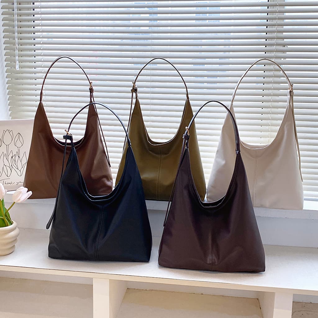 Bolsa feminina bolsa de ombro de grande capacidade simples All-Match senhoras sacola moda Casual saco do mensageiro