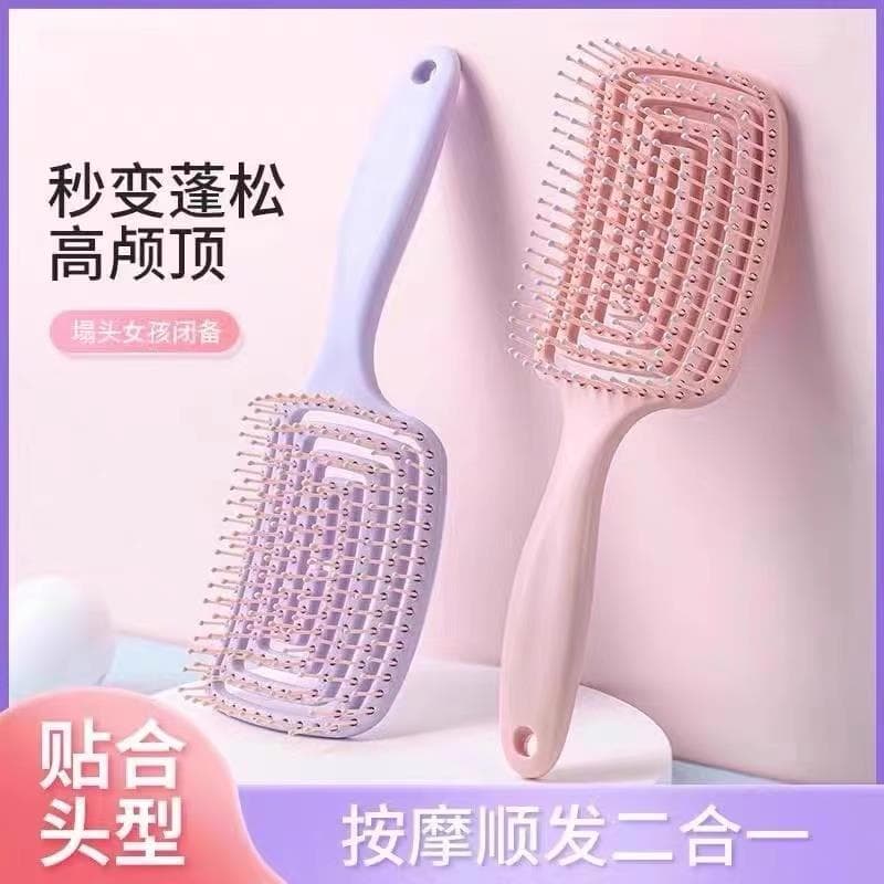 [Seleção de qualidade japonesa] Pente de costelas de porco para mulheres, ferramenta útil especial de manivela alta, mas