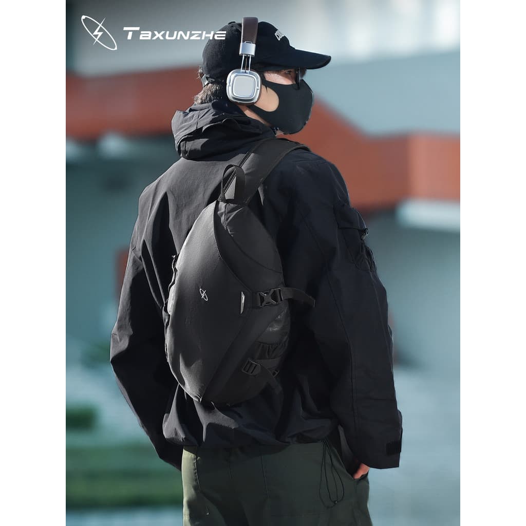 Star Chasing Bolsa Mensageiro Multifuncional Bolsa de Ombro Masculina Bolsa de Peito Traseira Ciclismo Ao Ar Livre Arco