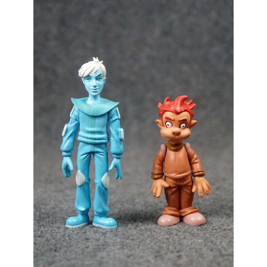 Modelo de boneca de pedido externo, decoração de jogo, figura azul