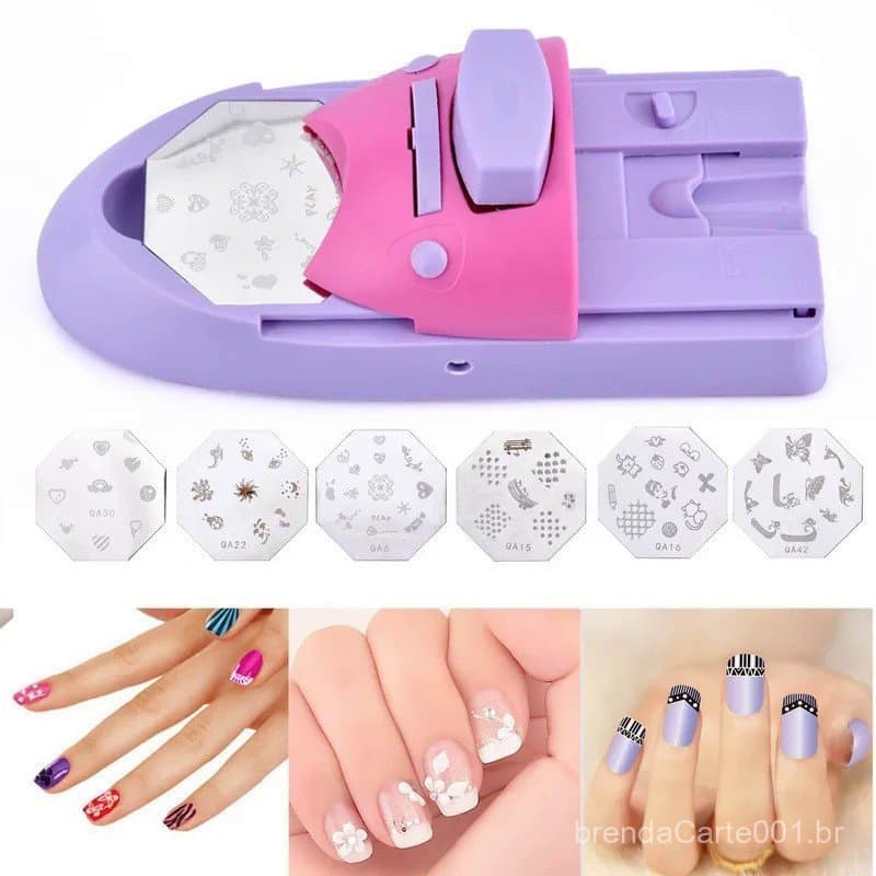 Nail Art DIY Impressora Impressão Máquina De Manicure Conjunto De Pintura De Esmalte Unhas