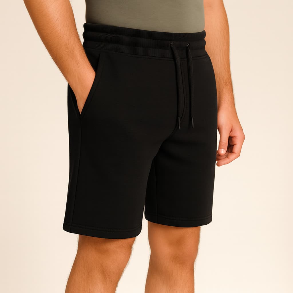 Bermuda De Moletom Shorts De Moletinho Com  Elástico Na Cintura Bolso Lateral Varias Cores.